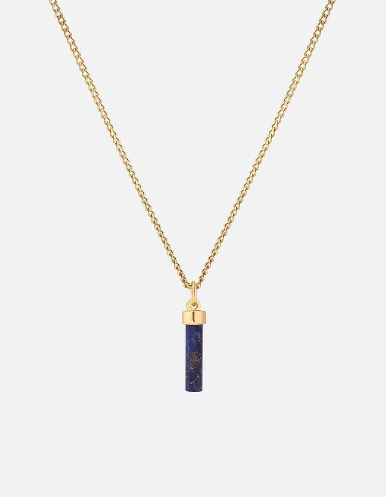 Miansai Necklaces Remi Lapis Necklace, Gold Vermeil Blue / 21 in.