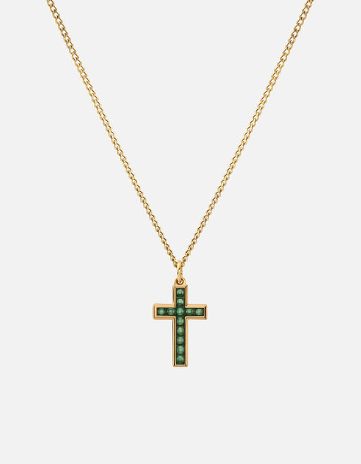 Cross Agate Necklace