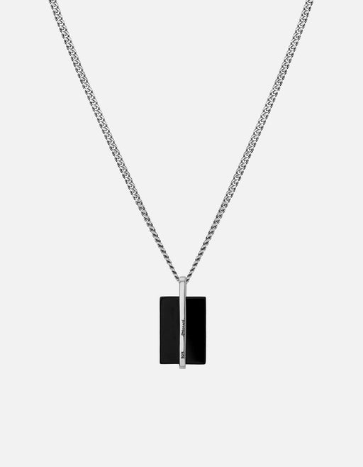 Miansai Necklaces Sol Onyx Necklace, Sterling Silver Black / 24in.