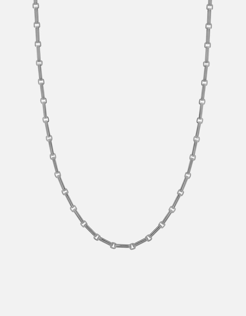 Miansai Necklaces Jax Necklace, Sterling Silver Polished Silver / 21 in.