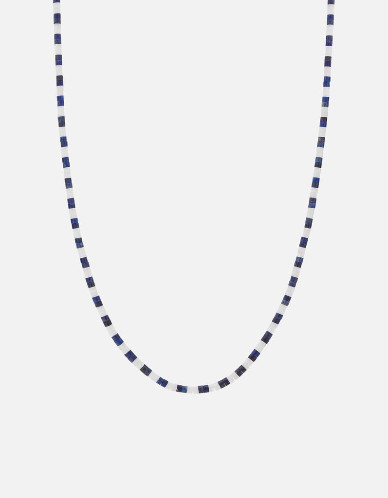Miansai Necklaces Kai Lapis Necklace, Sterling Silver Blue / 23.5 in.