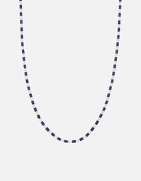 Miansai Necklaces Kai Lapis Necklace, Sterling Silver Blue / 23.5 in.