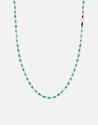 Miansai Necklaces Kai Agate Necklace, Sterling Silver Green / 23.5 in.