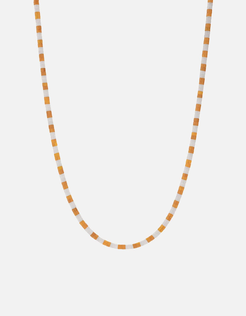 Miansai Necklaces Kai Light Carnelian Necklace, Sterling Silver Orange/White / 22.5 in.
