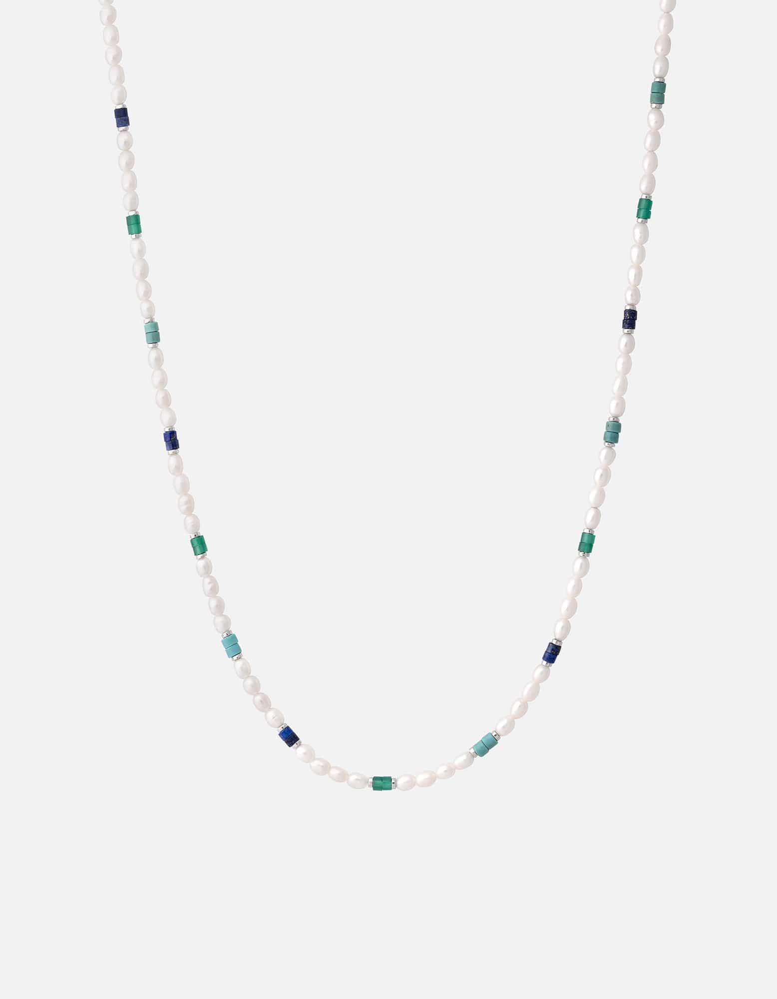 Ravi Pearl Necklace, Sterling Silver | Men's Necklaces | Miansai
