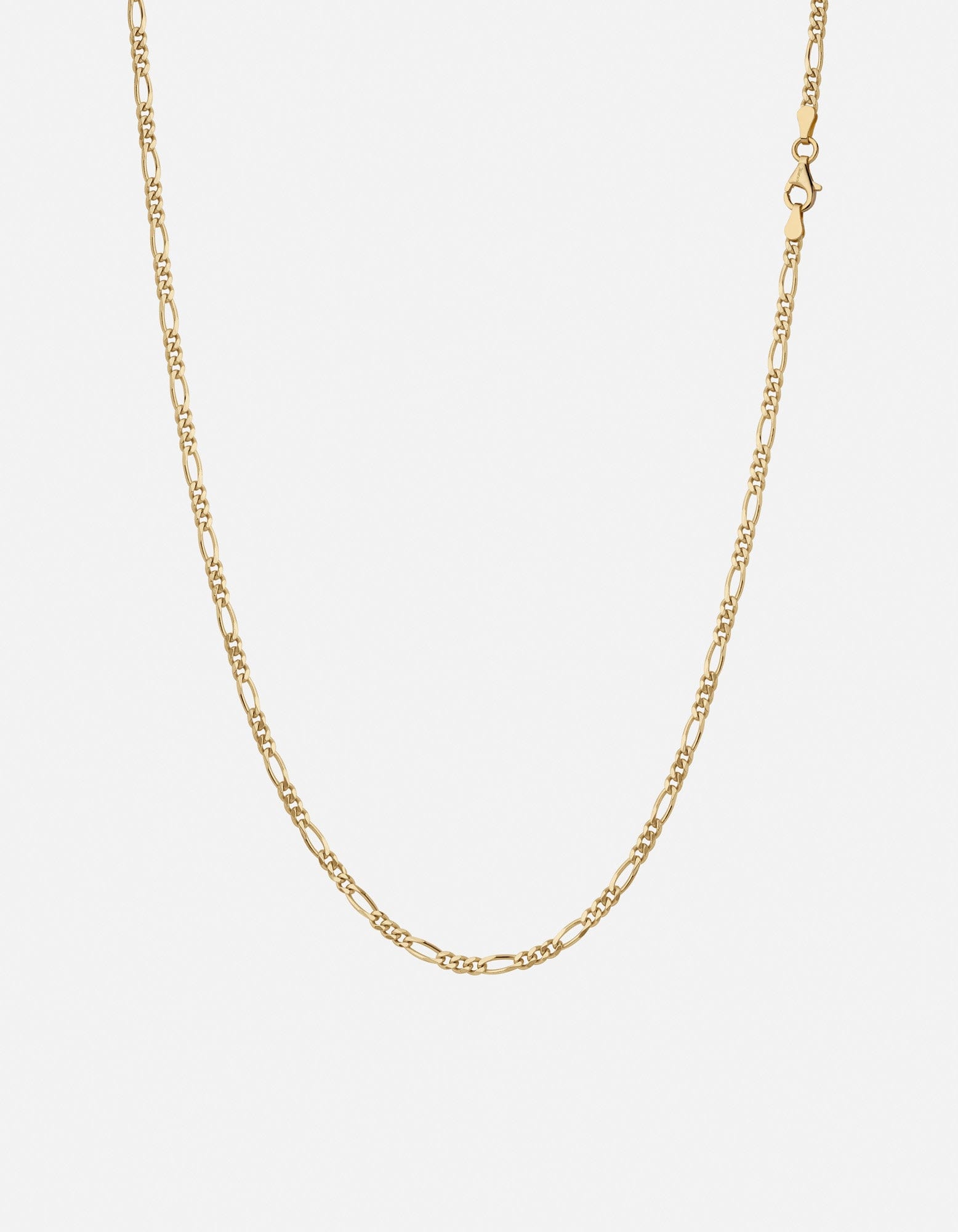 3mm Figaro Chain Necklace, Gold Vermeil | Men's Necklaces | Miansai