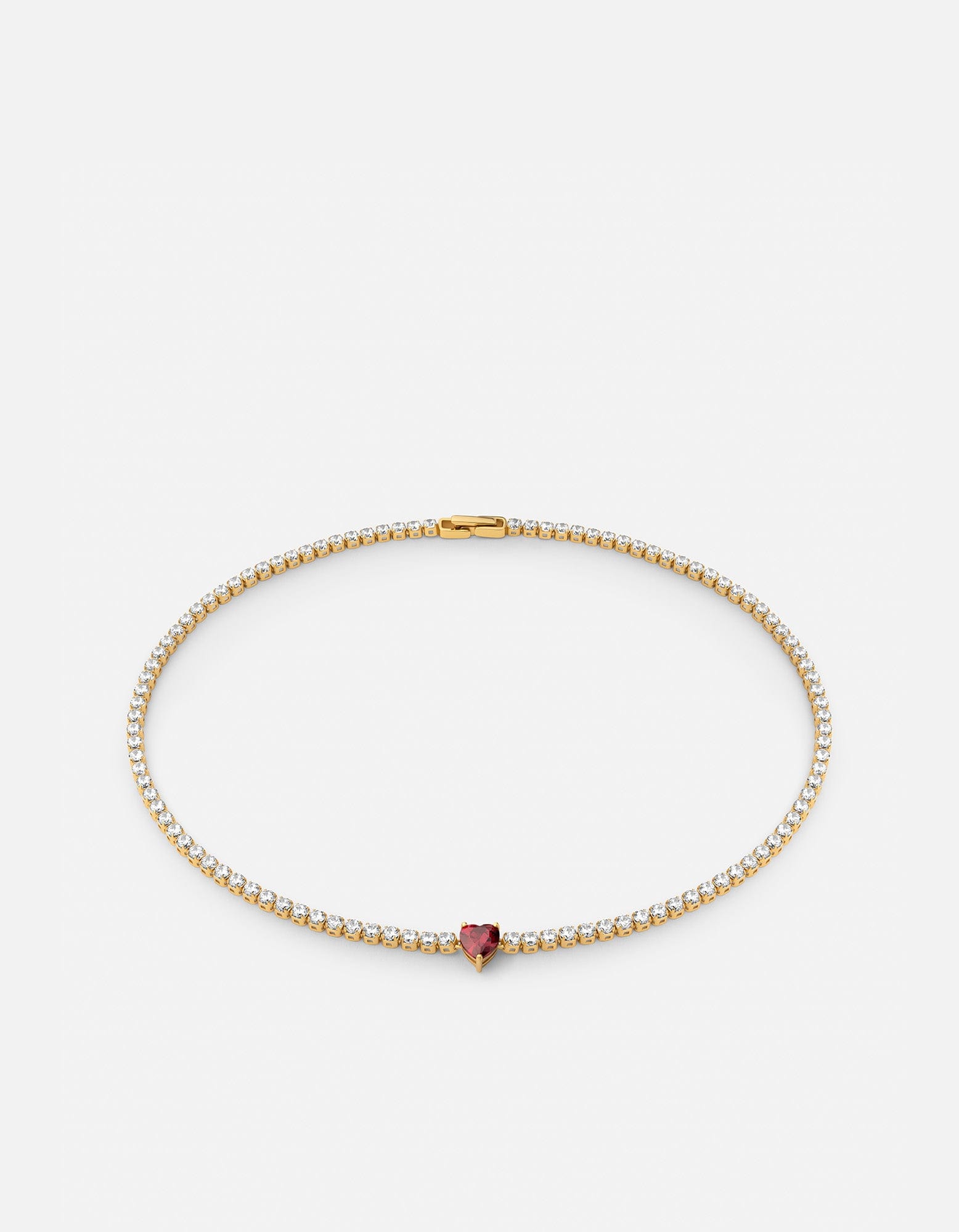 Philo Heart Tennis Choker, Gold Vermeil w/Topaz & Garnet | Collane donna | Miansai



Chiudi finestra