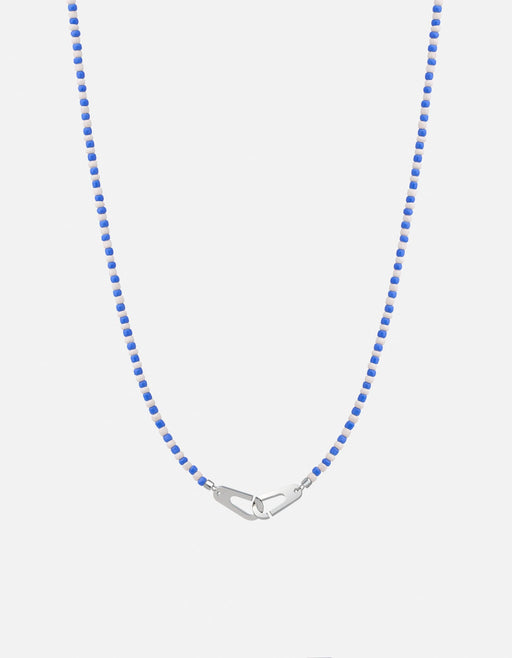 Miansai Necklaces Niko Necklace, Sterling Silver / Blue Blue / 22in.