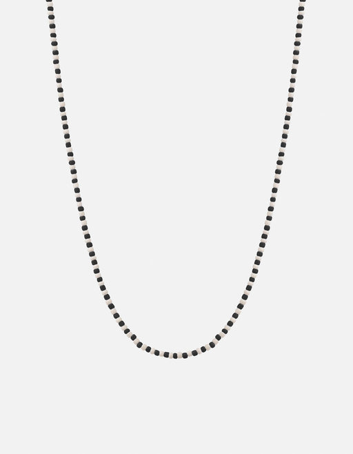 Miansai Necklaces Niko Necklace, Sterling Silver / Black Black / 22in.