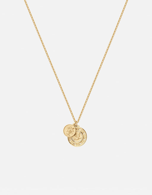 Miansai Necklaces Garden Dove Pendant Necklace, Gold Vermeil Polished Gold / 16in.-18in.