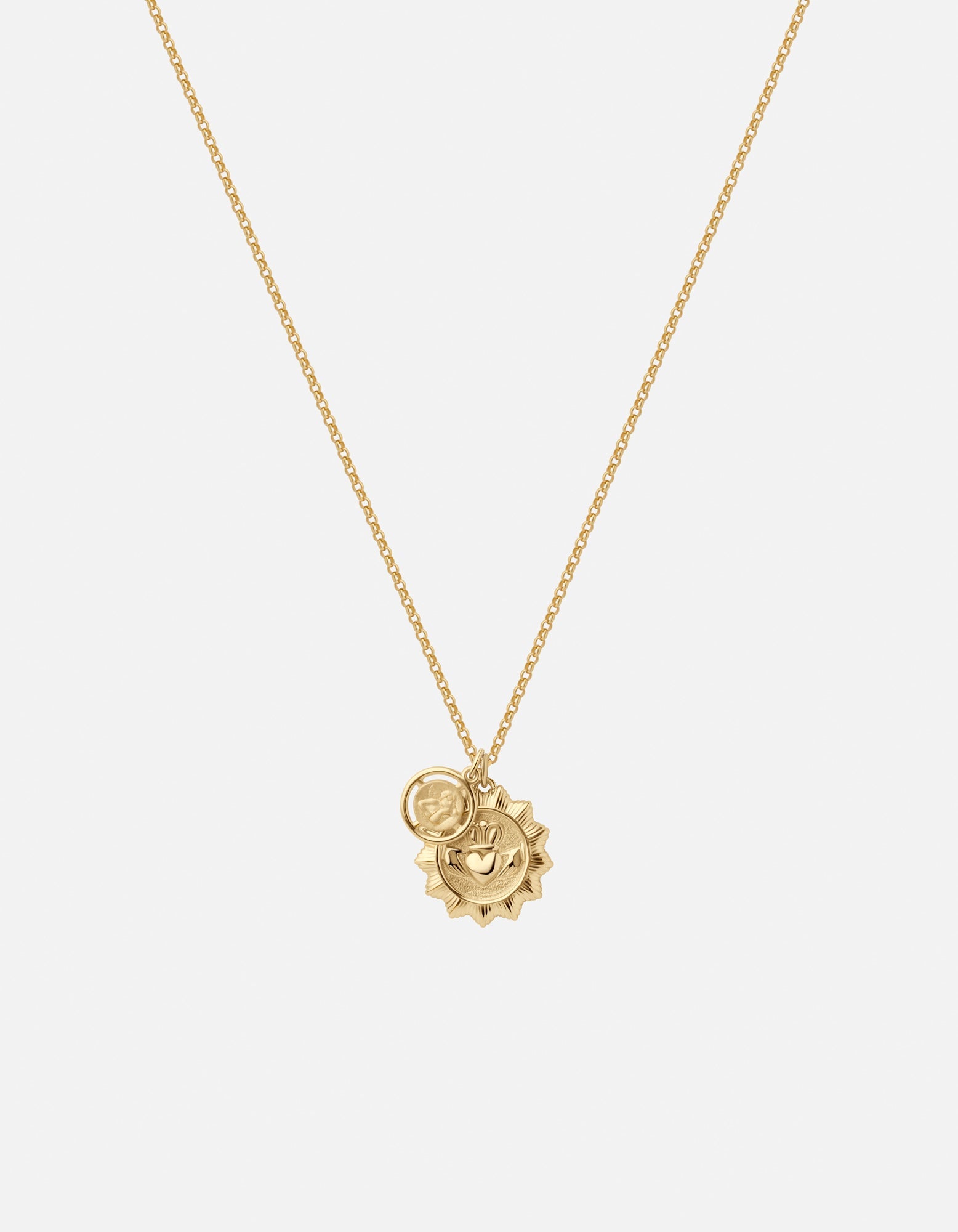 Collana Claddagh Guardian, Oro Vermeil | Collane donna | Miansai