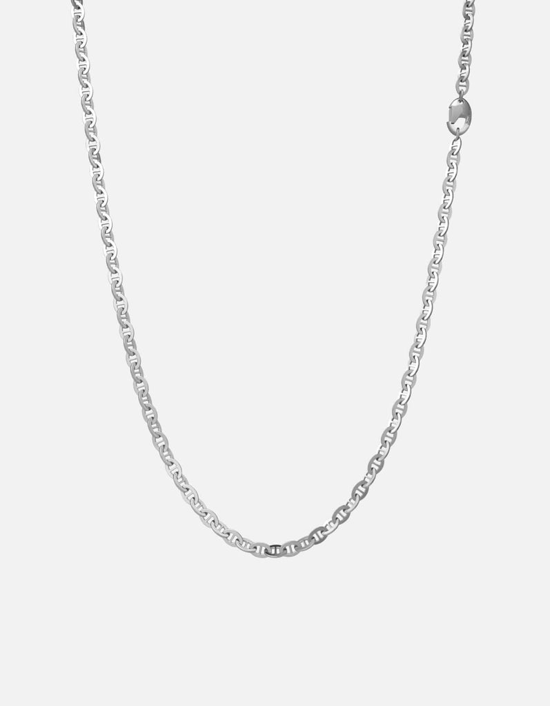 Miansai Necklaces Sven Chain Necklace, Sterling Silver Polished Silver / 20in.