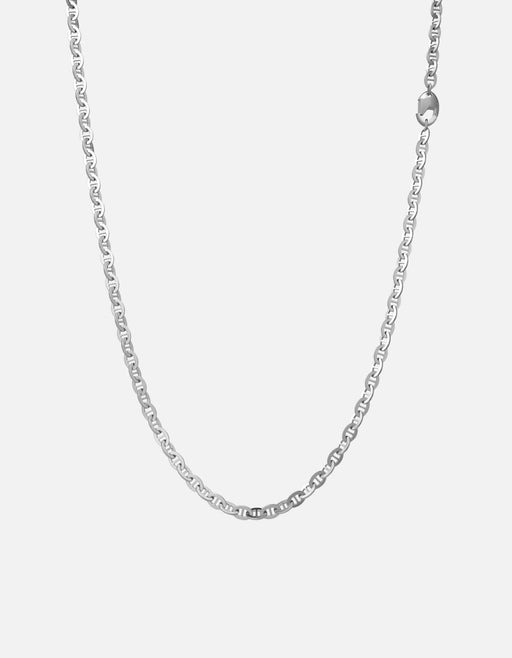 Miansai Necklaces Sven Chain Necklace, Sterling Silver Polished Silver / 20in.
