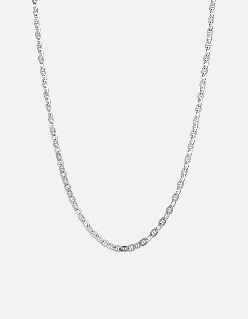 Miansai Necklaces Sven Chain Necklace, Sterling Silver Polished Silver / 20in.