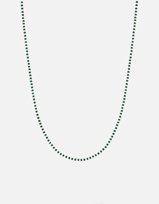 Miansai Necklaces Avi Necklace, Sterling Silver / Green/White Green/White / 22in.