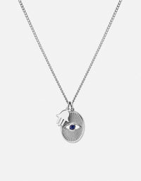 Third Eye Pendant Necklace, Sterling Silver