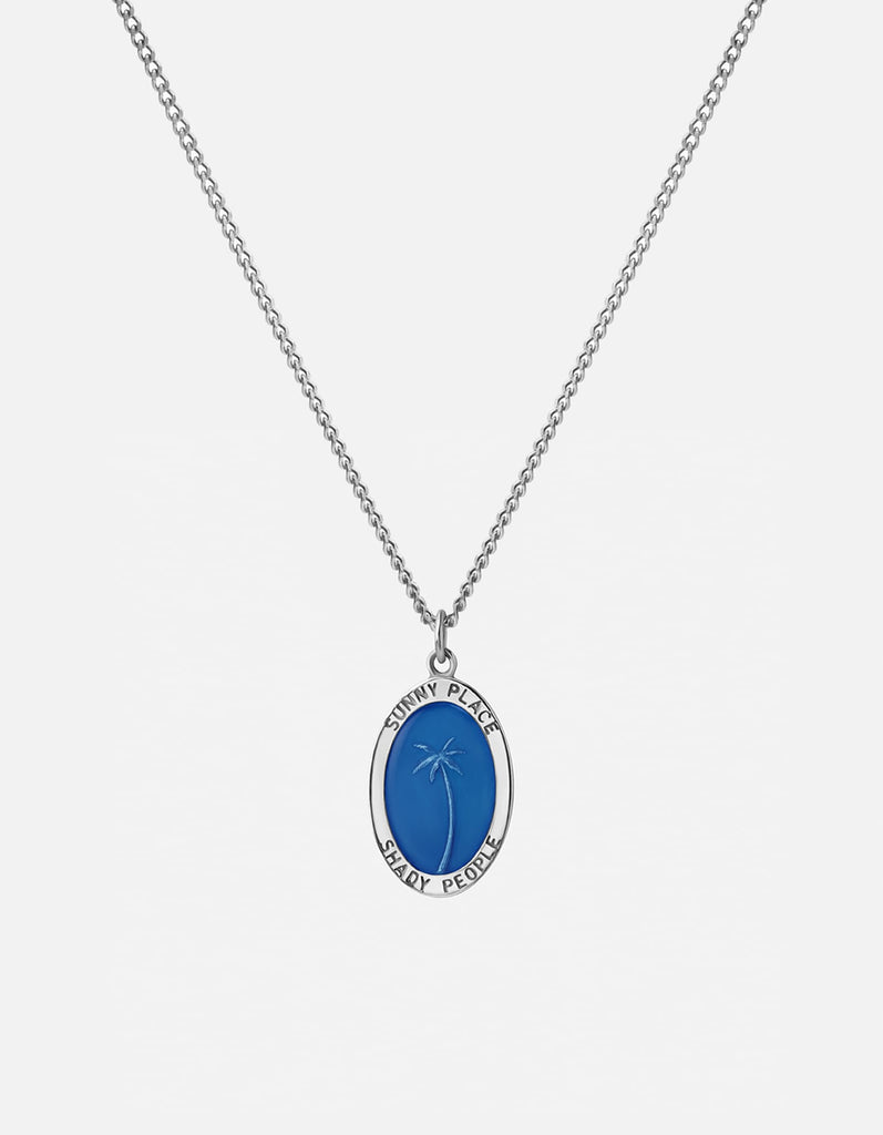 Sunny Place Pendant Necklace, Sterling Silver