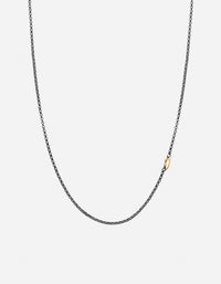 Miansai Necklaces Rolo Clip Necklace, Sterling Silver / Gold Vermeil Polished Gold / 21in.