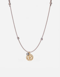 Miansai Necklaces Eternita Bungee Necklace, Gold Vermeil / Off-White Off White / O/S