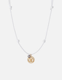 Miansai Necklaces Eternita Rope Necklace, Gold Vermeil / Off-White Off White / O/S
