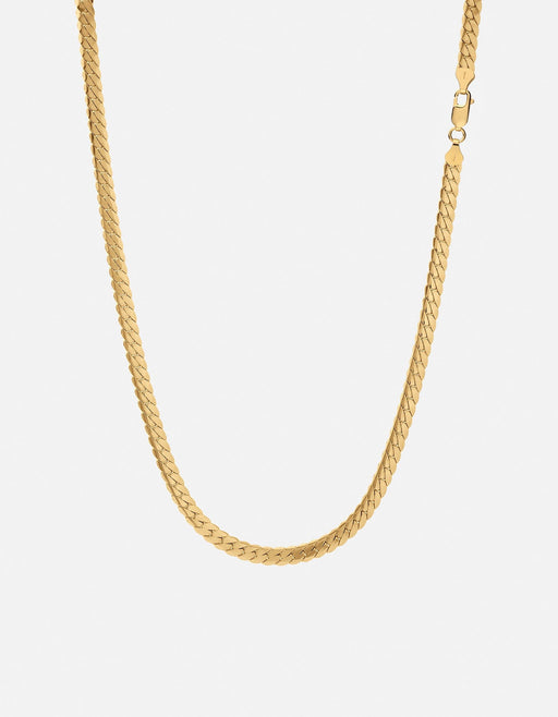 Miansai Necklaces Metta Chain Necklace, Gold Vermeil Polished Gold / 22in.