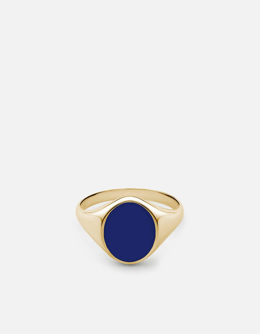 Miansai Rings Heritage Ring, Gold/Blue 14k Gold/Blue / 12