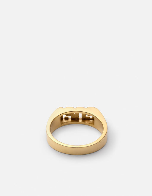 Miansai Rings Numero Ring, 14K Gold