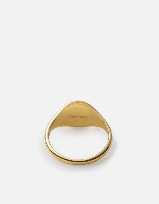 Miansai Rings Meridian Ring, Gold Vermeil