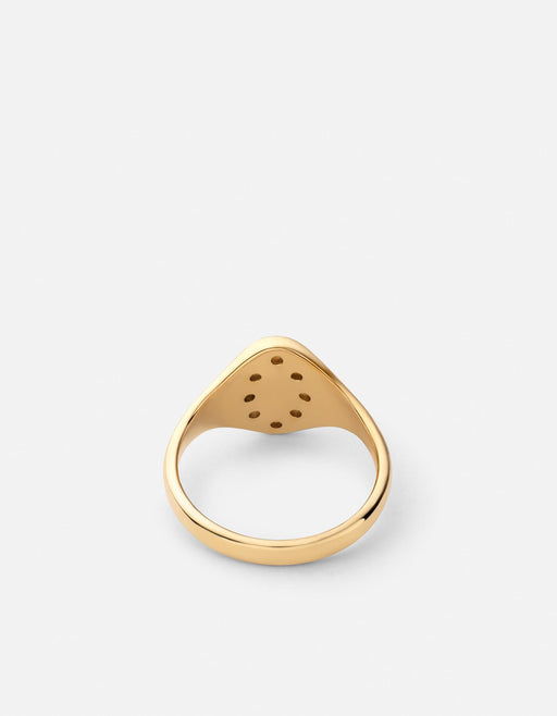 Miansai Rings Octo Ring, Gold Vermeil/Diamonds