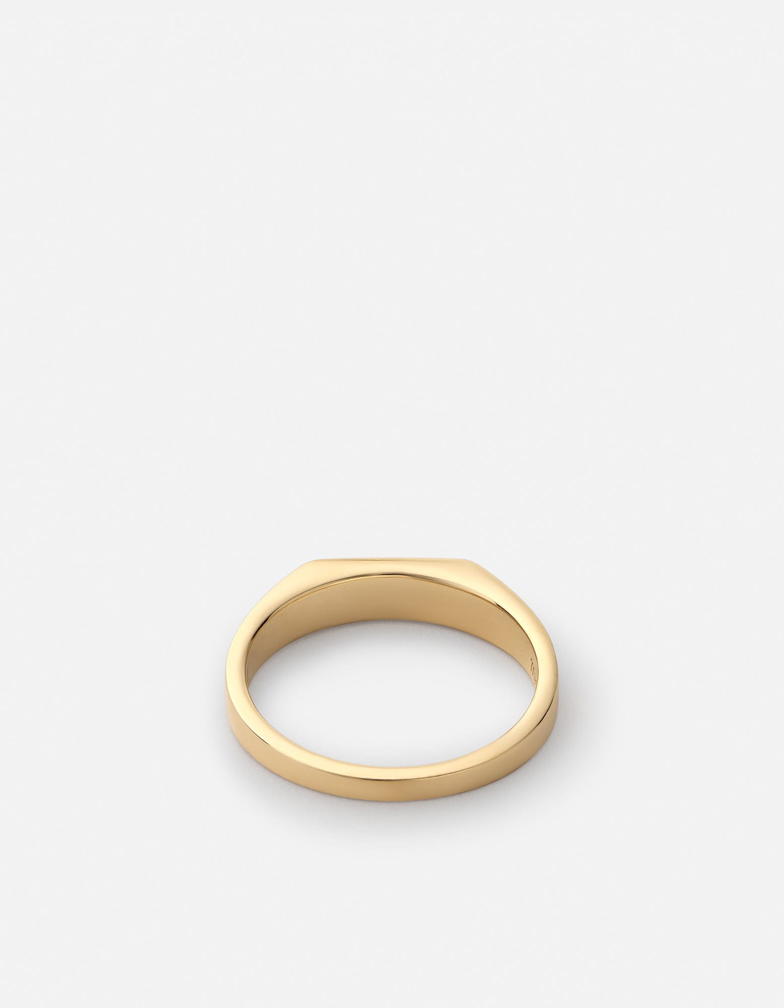 Valor Quartz Signet Pinky Ring, Gold Vermeil | Men's Rings | Miansai