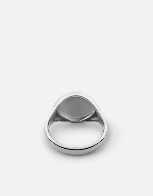Miansai Rings Wells Signet Pinky Ring, Sterling Silver