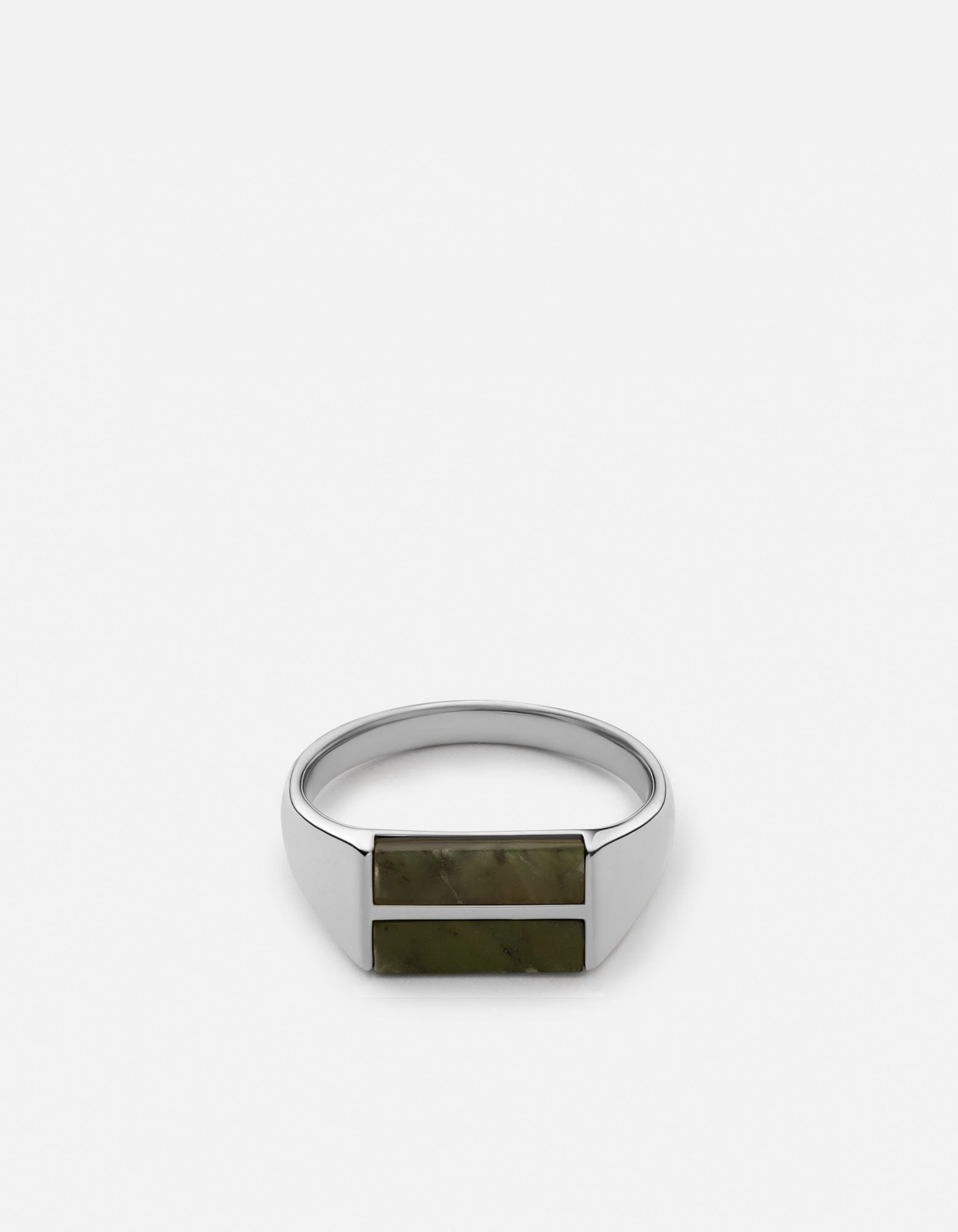Duo Jasper Ring, Sterling Silver | Men's Rings | Miansai