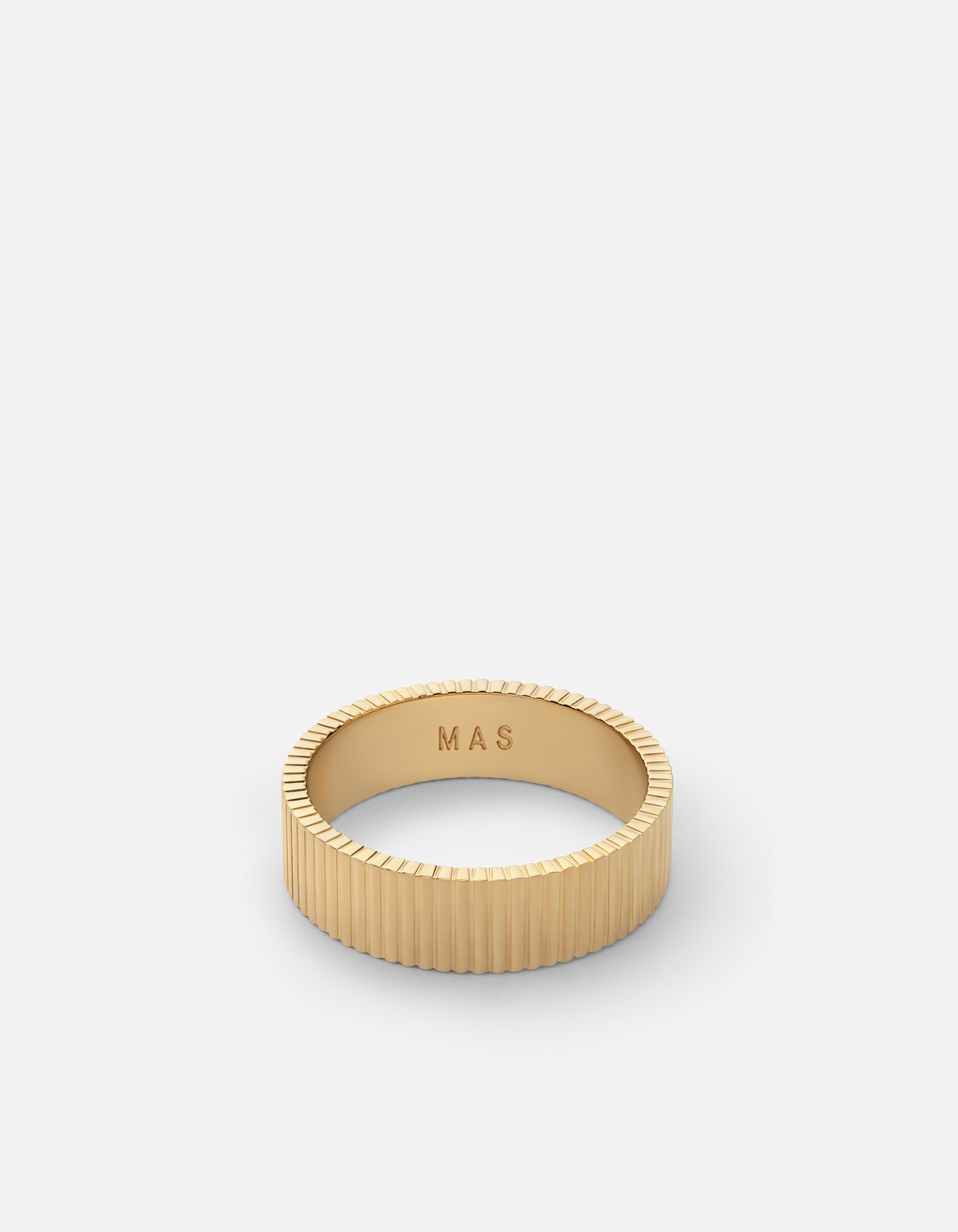 6mm Axel Ring, Gold Vermeil | Men's Rings | Miansai