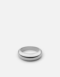 Miansai Rings Vivi Dome Ring, Sterling Silver Polished Silver / 5