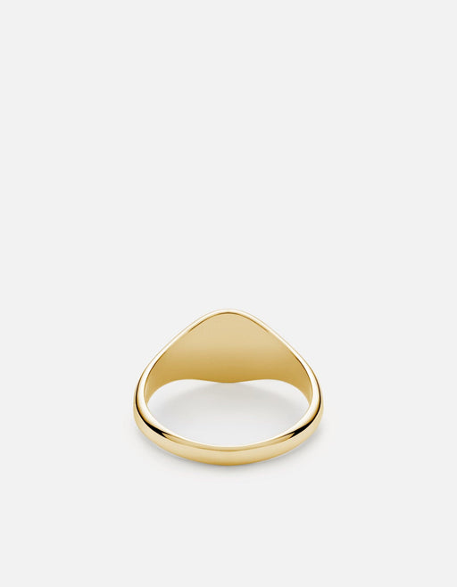 Miansai Rings Chai Signet Ring, 14k Gold