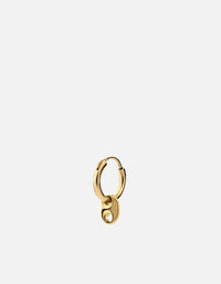 Miansai Earrings Pyper Huggie Earring, Gold Vermeil Polished Gold / Single