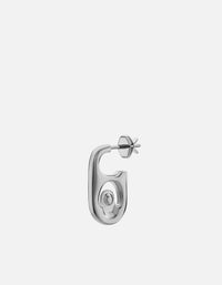 Miansai Earrings Pop Tab Stud Earring, Sterling Silver Polished Silver / Single