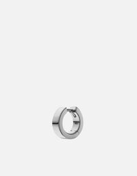 Miansai Earrings 4mm Huggie Earring, Sterling Silver Polished Silver / Single