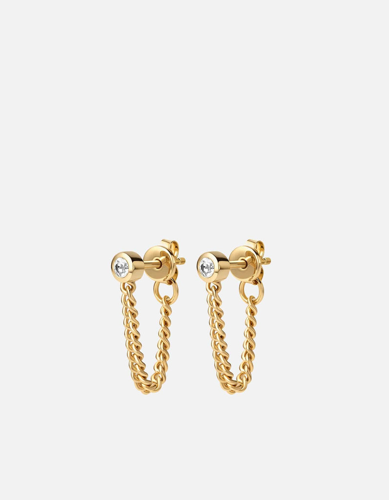 Amazon.com: Earring Chain- Convertible Ear Jacket- Stud Earrings Chain  Charm- Piercing Chain- Dangle Earrings- 14k Gold Filled Earring Chain-  Cartilage Earring : Handmade Products