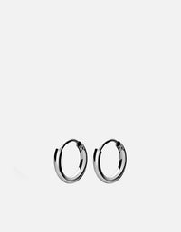 Miansai Earrings Aeri Huggie Earrings, Sterling Silver Polished Silver / Pair