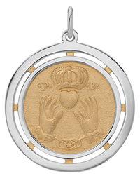 Miansai Pendants Test of Time Pendant Necklace, Gold Vermeil/Sterling Silver Polished Silver/Gold / O/S