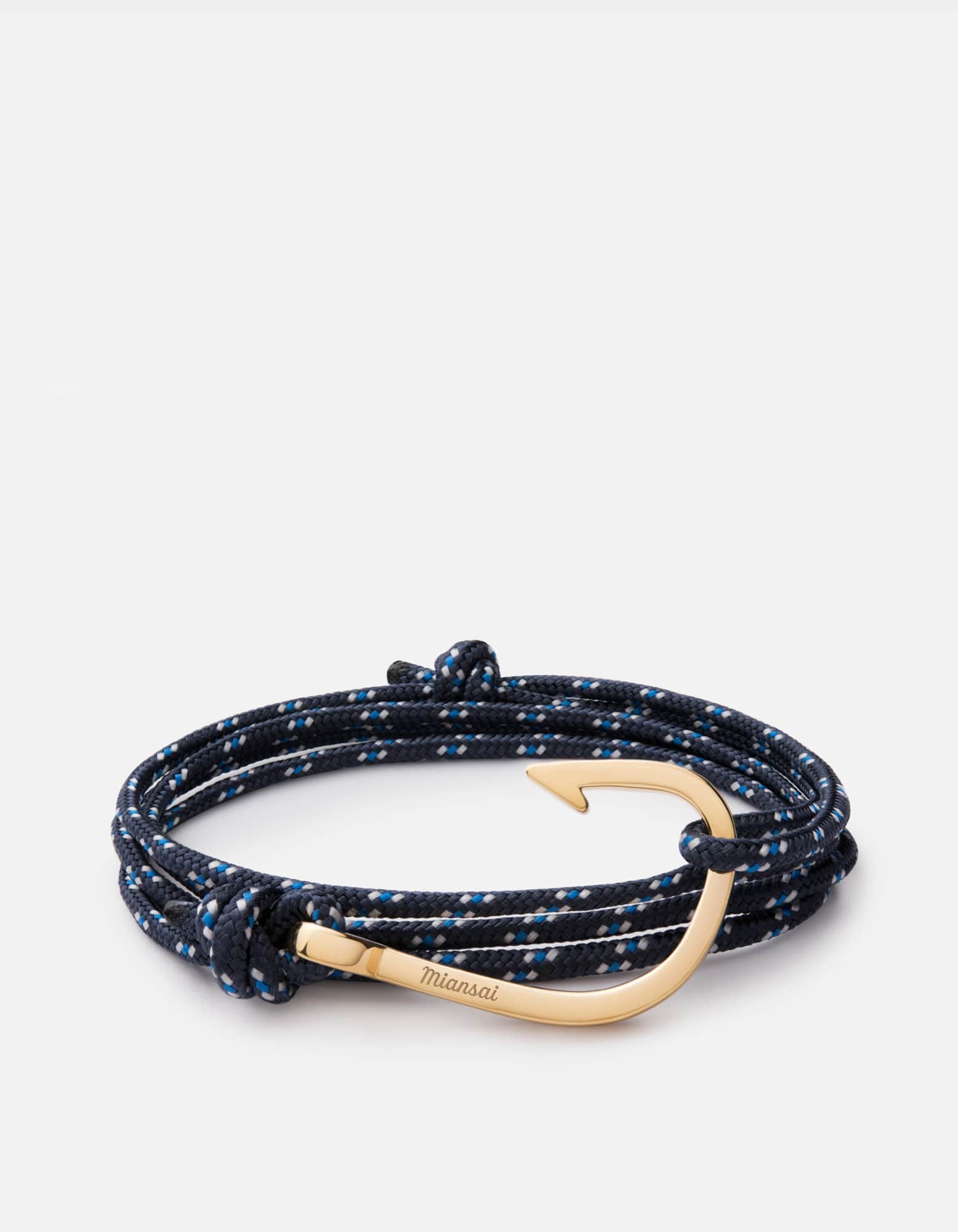 Miansai Hook Rope Bracelet, Blue, Men's