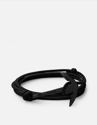 Miansai Hooks/Anchors Anchor Rope, Noir Solid Black / O/S / Monogram: No