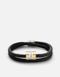 Miansai Bracelets Casing Rope, Brass Solid Black / M