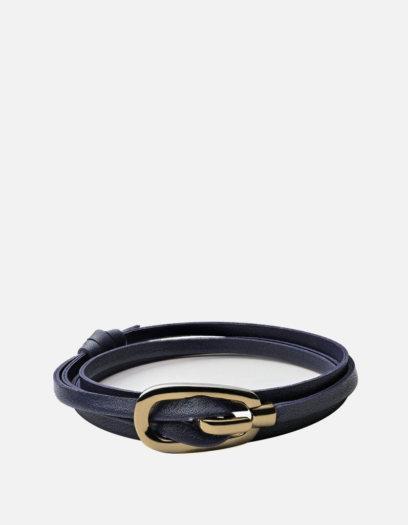 Miansai Bracelets New Gamle Leather Bracelet, Gold Plated Dusk / O/S