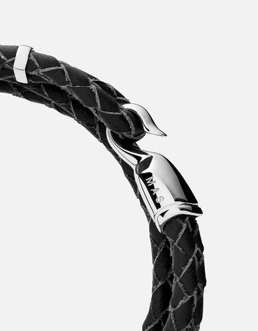 Miansai Bracelets Trice, Sterling Silver Black / M / Monogram: Yes