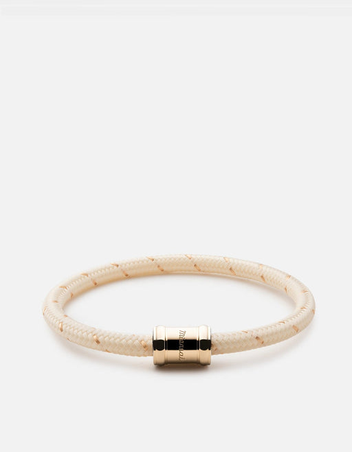 Miansai Bracelets Mini Single Rope Casing, Gold Natural/Gold / S