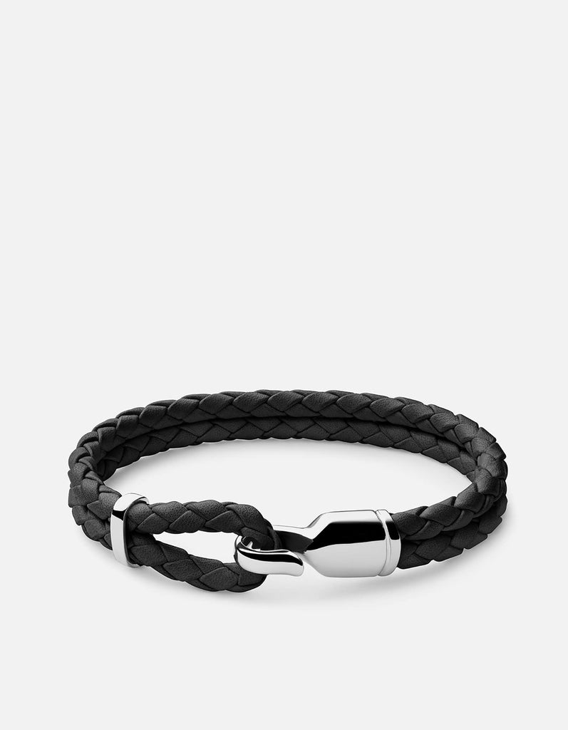 Miansai Bracelets Single Trice, Sterling Silver Black / M / Monogram: No