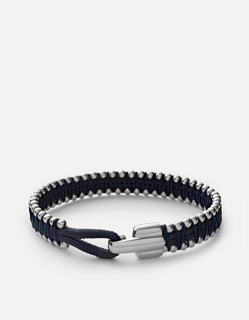 Miansai Bracelets Turner Rope Bracelet, Sterling Silver