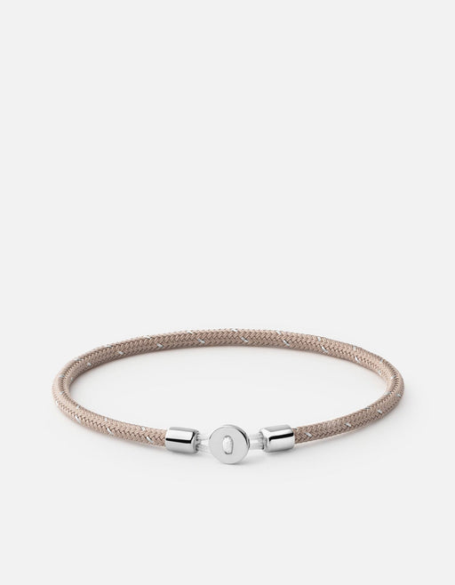 Miansai Bracelets Nexus Rope Bracelet, Sterling Silver Marble/Steel / M
